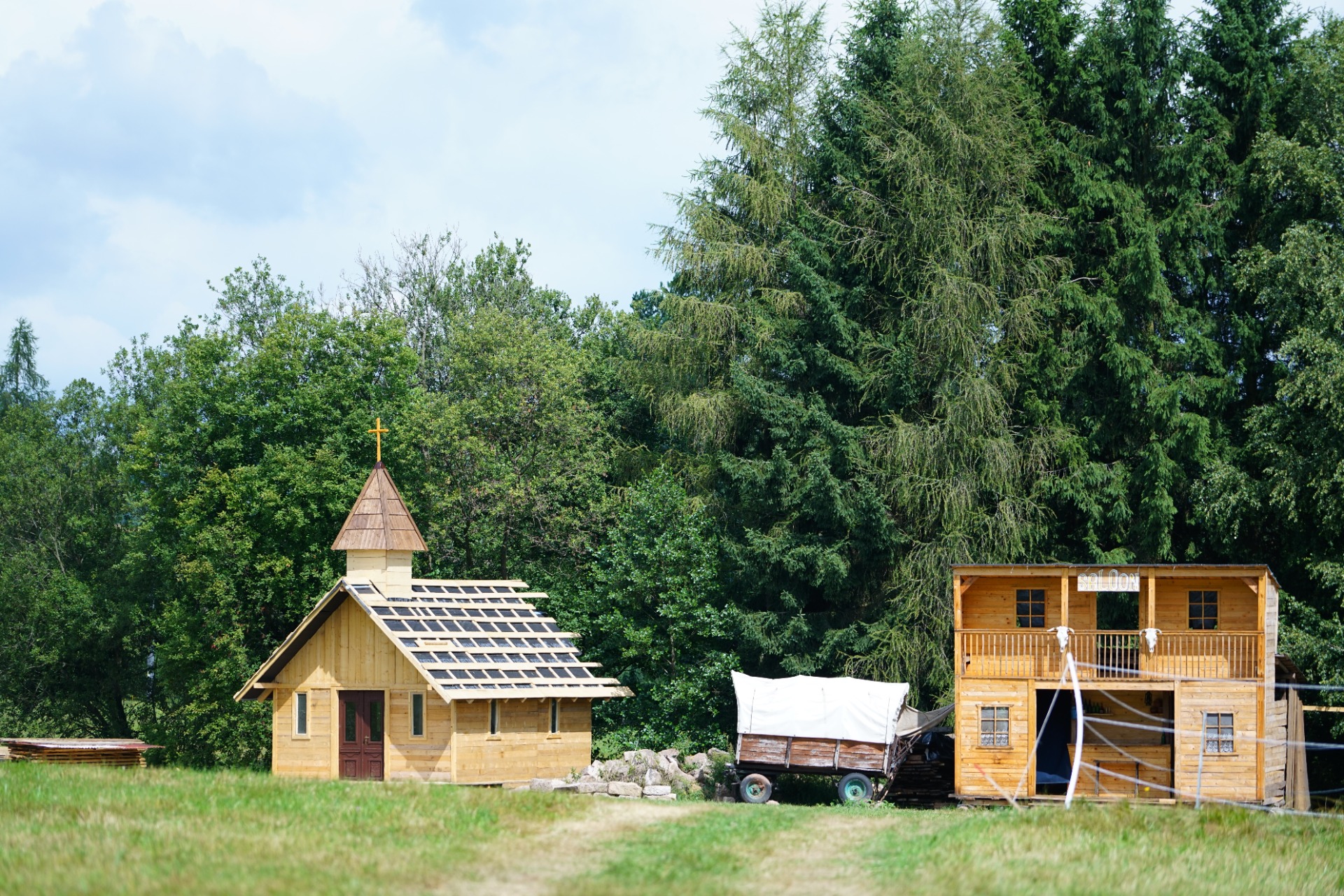 Stavba kostela (2025)